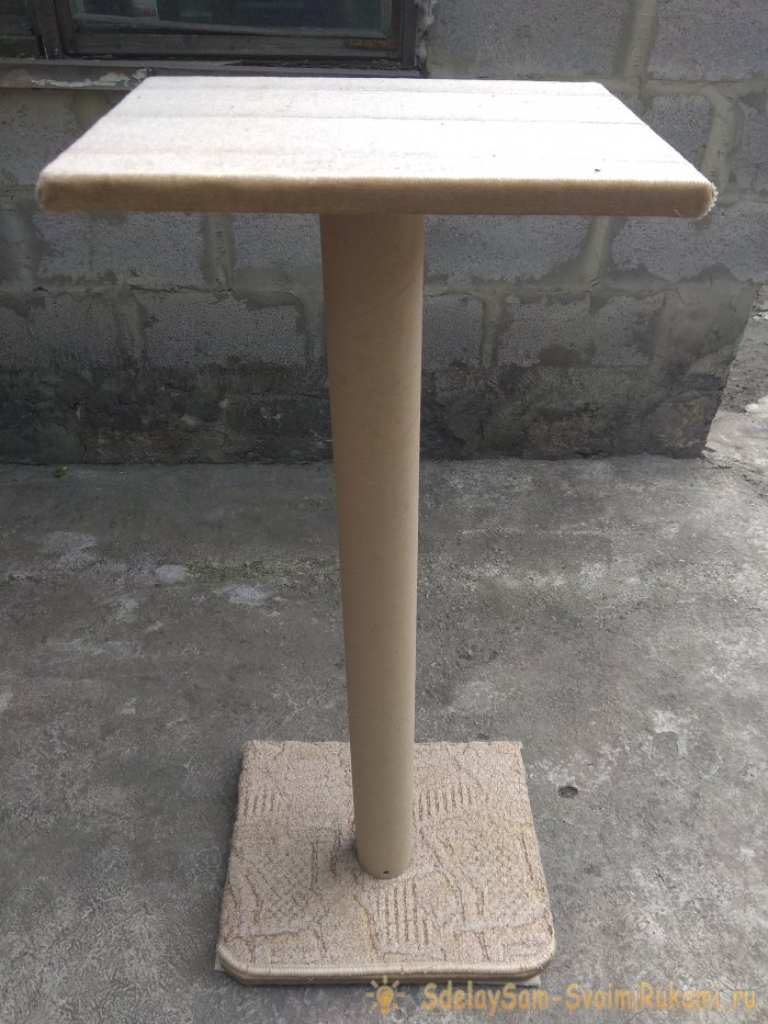 Изготовление когтеточки своими руками