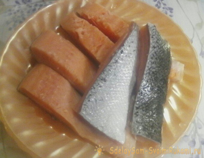 Красная рыба  деликатес простого приготовления