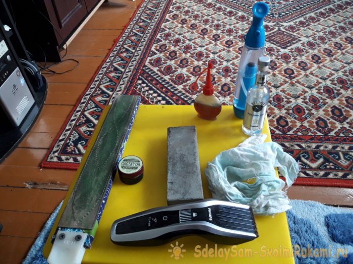 Уход и заточка ножей машинки для стрижки