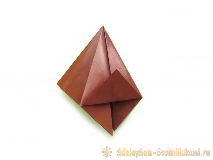 Как сделать елочку в технике оригами