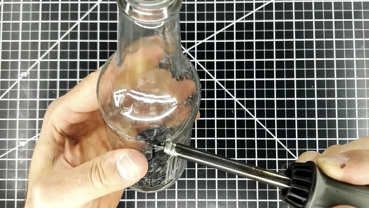 Как сделать отверстие в стекле