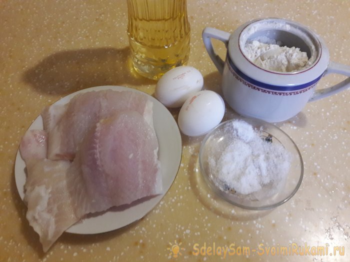 Два простейших рецепта обжарки белой рыбы