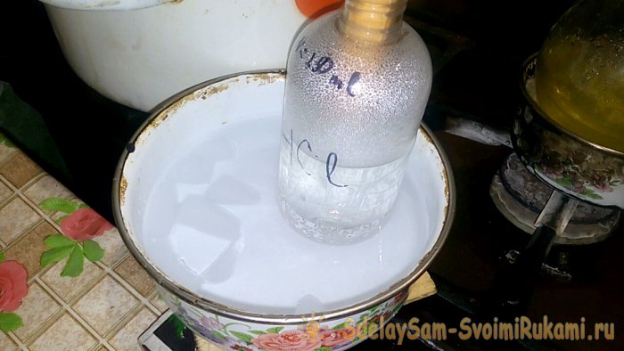 Получение соляной кислоты в домашних условиях