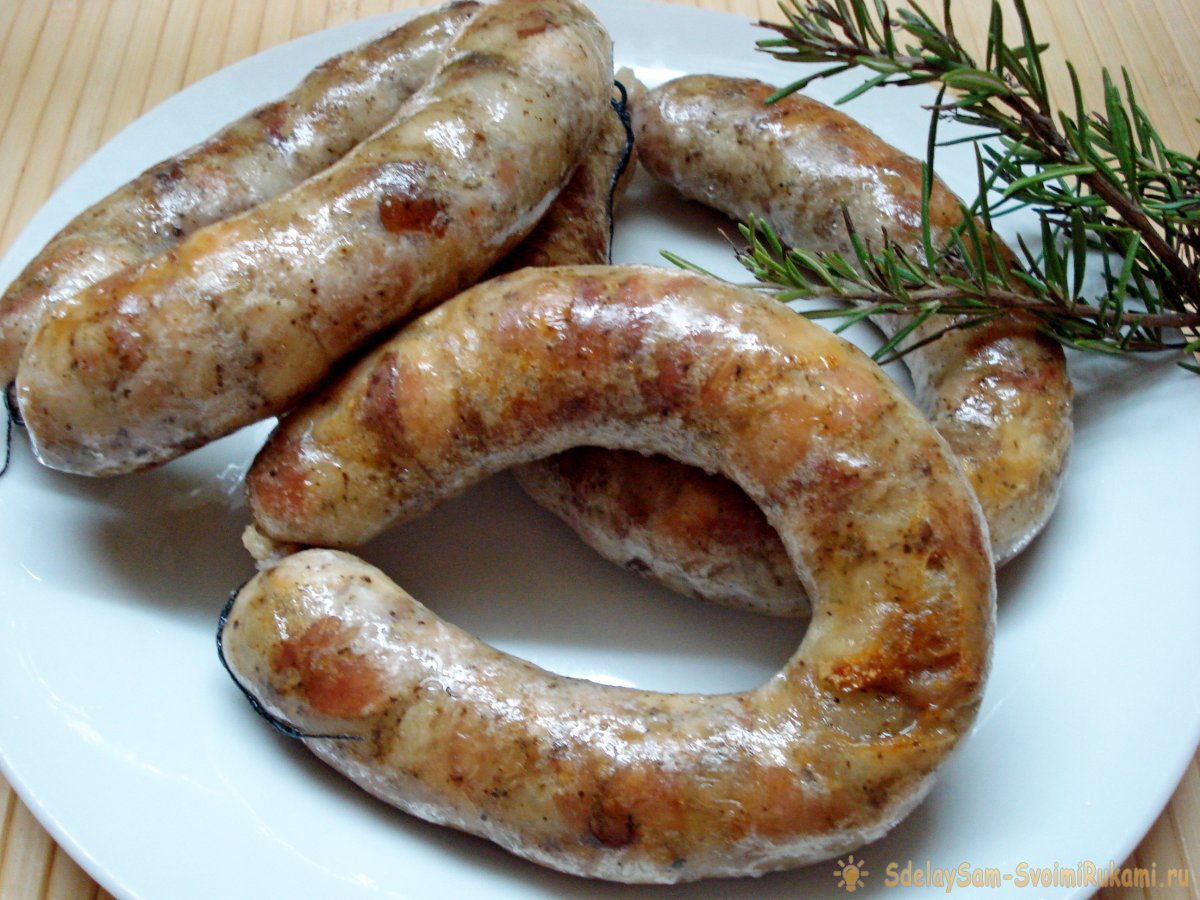 Белорусская колбаса домашняя фото