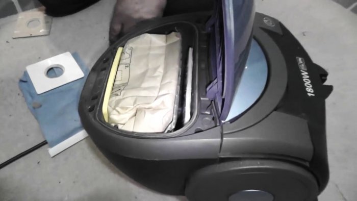 Как увеличить тягу пылесоса с мешком