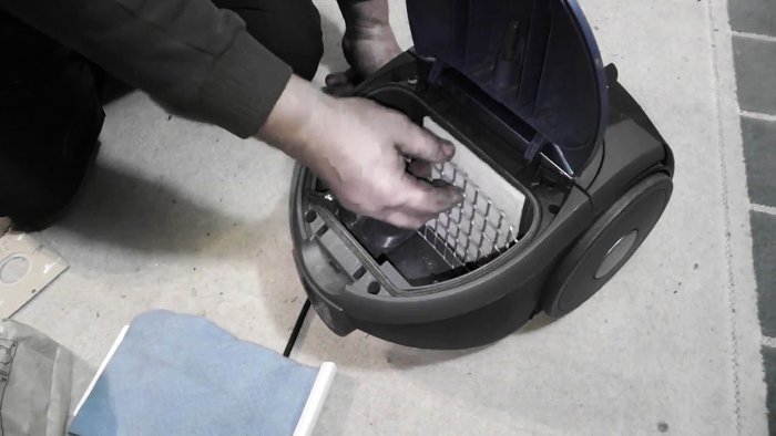 Как увеличить тягу пылесоса с мешком