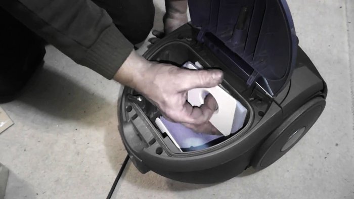 Как увеличить тягу пылесоса с мешком