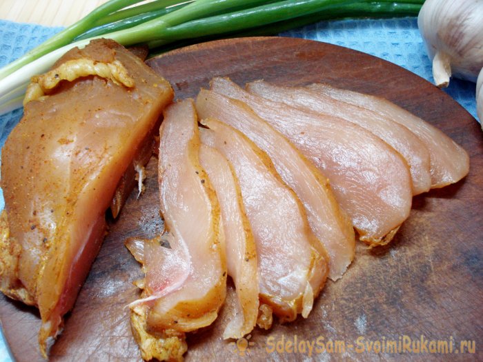 Балык из куриного филе