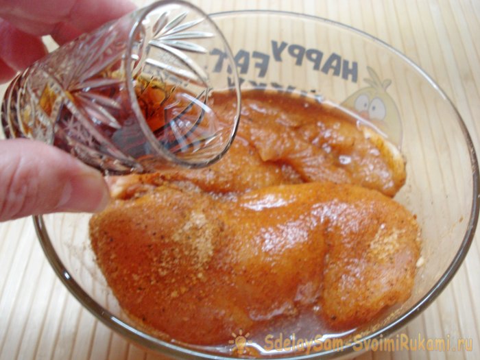 Балык из куриного филе