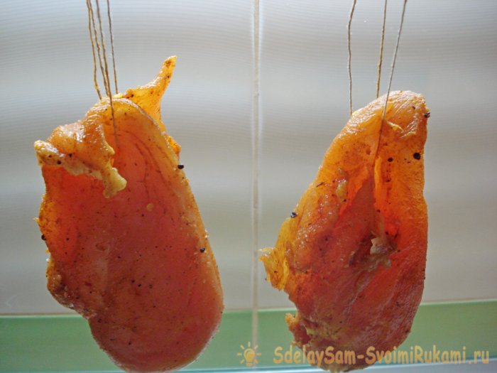 Балык из куриного филе