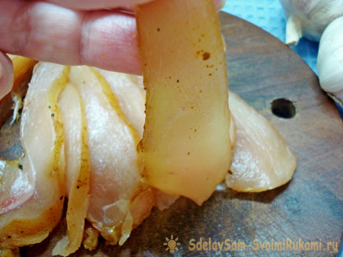 Балык из куриного филе