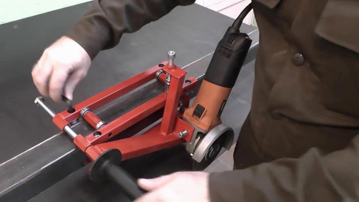 Изготовление длинной раскройной стойки для болгарки