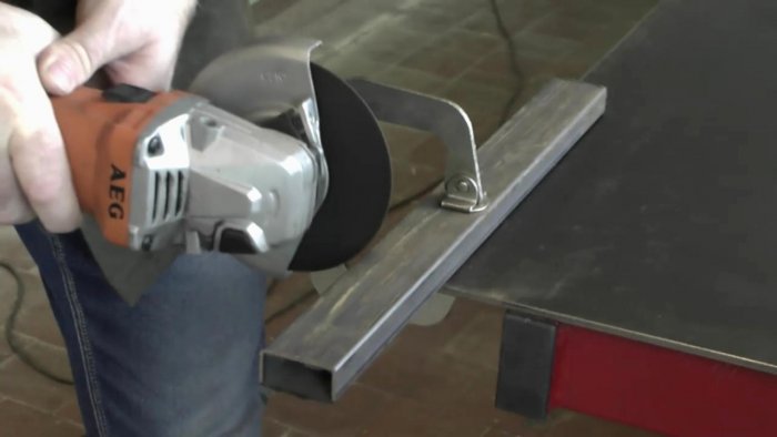 Изготовление длинной раскройной стойки для болгарки