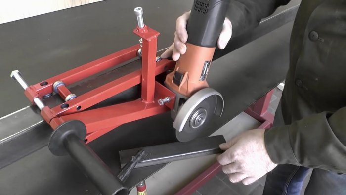 Изготовление длинной раскройной стойки для болгарки