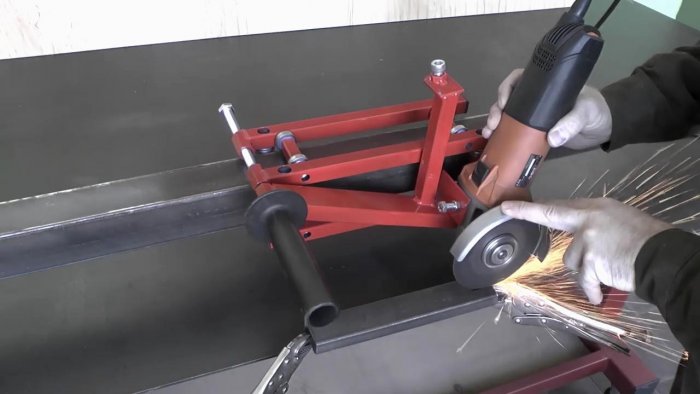 Изготовление длинной раскройной стойки для болгарки