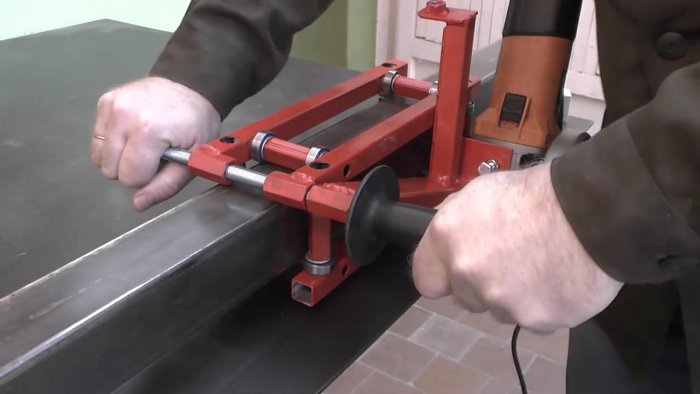 Изготовление длинной раскройной стойки для болгарки