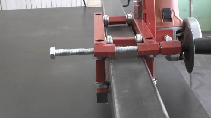 Изготовление длинной раскройной стойки для болгарки