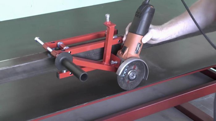 Изготовление длинной раскройной стойки для болгарки