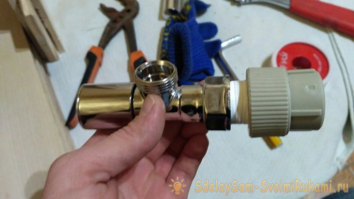 Установка полотенцесушителя своими руками