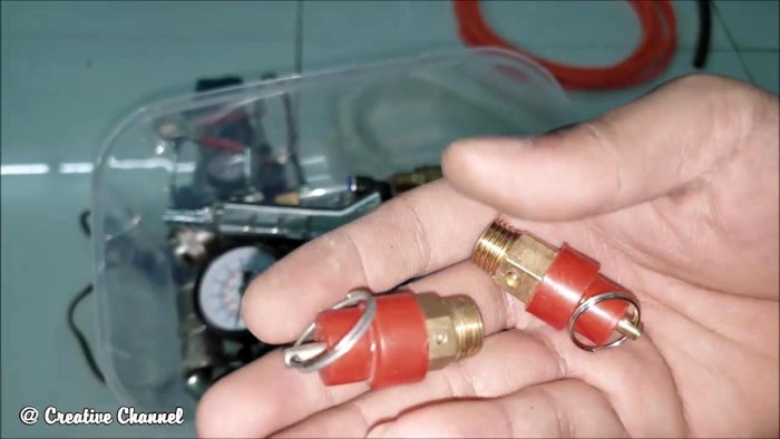 Как из огнетушителя сделать ресивер для компрессора 12 В