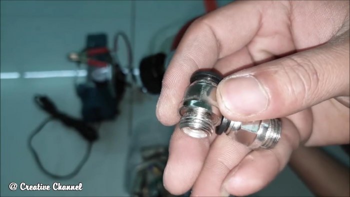 Как из огнетушителя сделать ресивер для компрессора 12 В