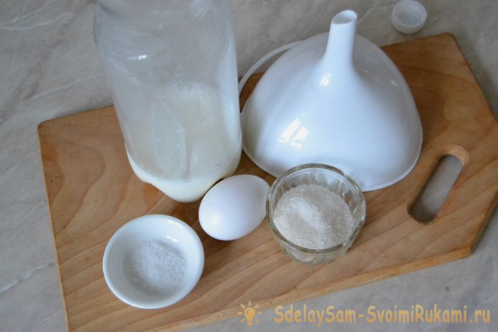 Блины из бутылки кружевные