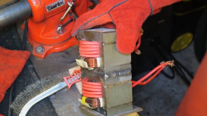 Сварочный аппарат на 200 А из микроволновок