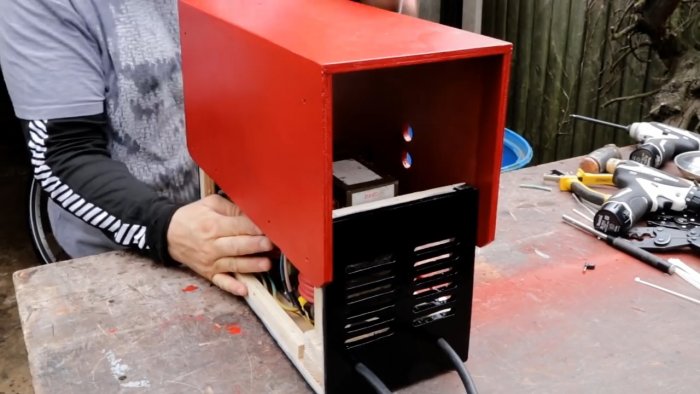 Сварочный аппарат на 200 А из микроволновок