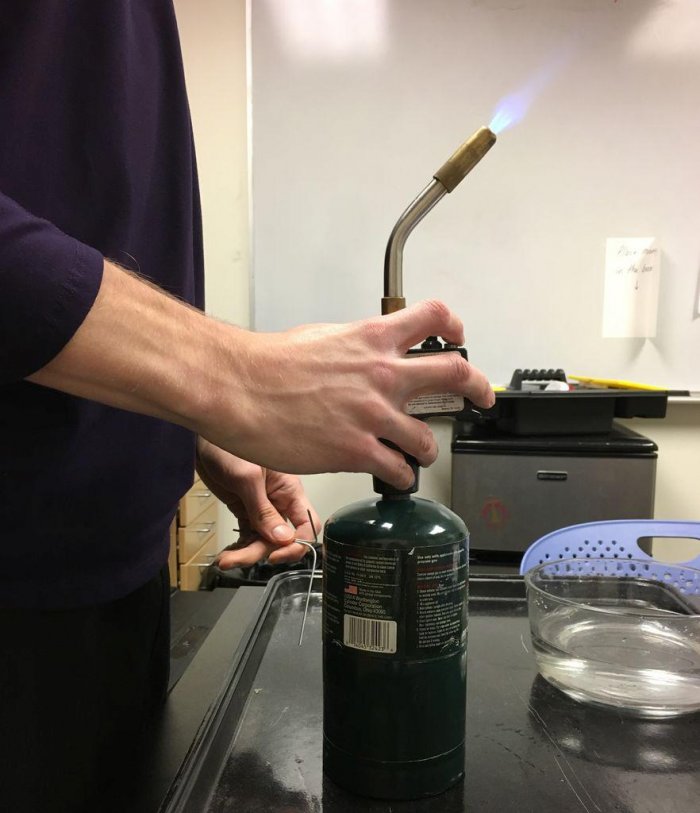 Как закалить сталь наглядный эксперимент