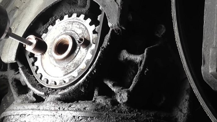 Обломился винта шкива коленвала