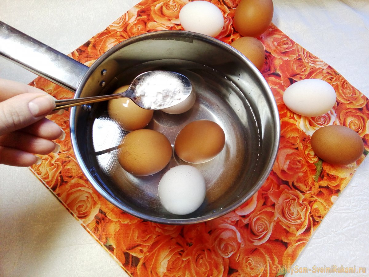 Охлаждение яйца перед обработкой
