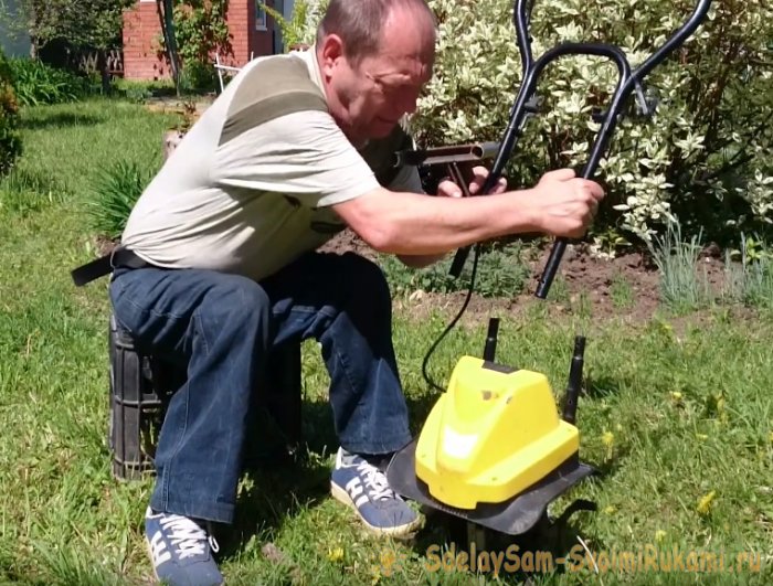 Культиватор электрический доработка до рабочего состояния