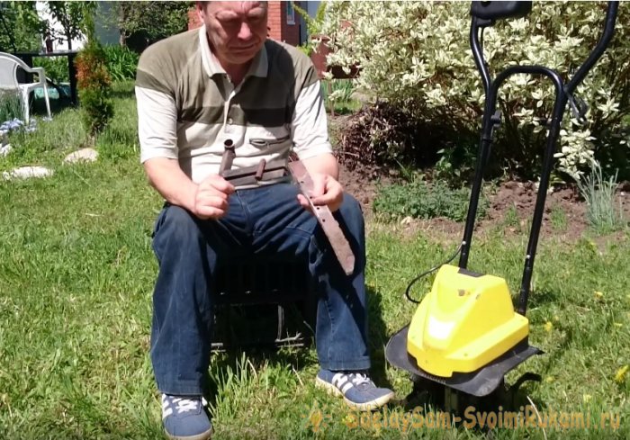 Культиватор электрический доработка до рабочего состояния