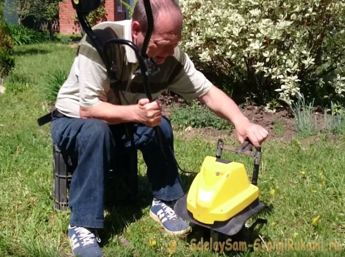 Культиватор электрический доработка до рабочего состояния