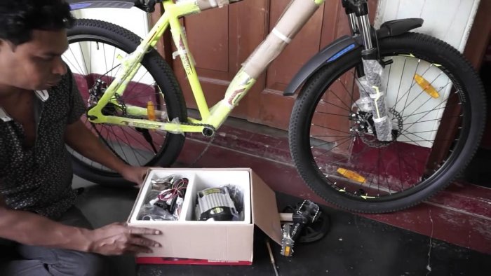 Мощный электровелосипед на асинхронном электродвигателе