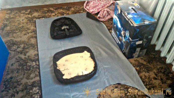 Как освежить старый компьютерный стул за 1 час