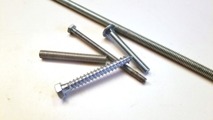 Изготавливаем метчик для дерева из болта