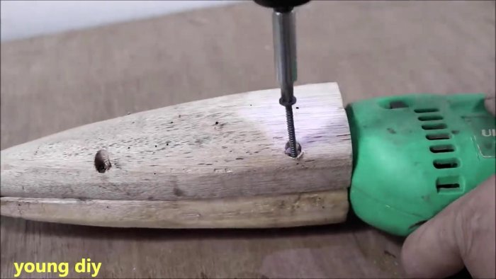 Собираем стамеску с электроприводом из дрели