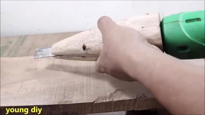 Собираем стамеску с электроприводом из дрели