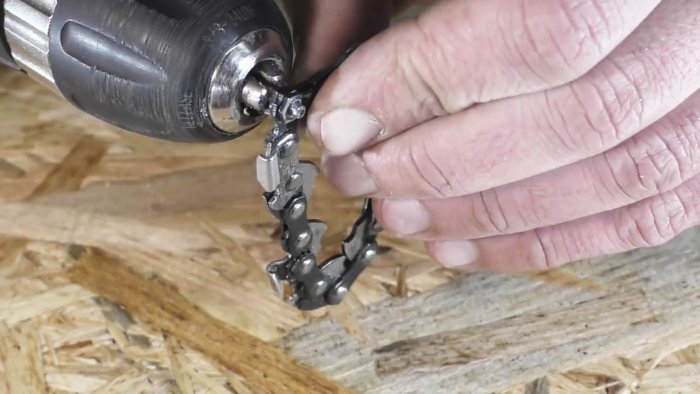 Насадка на болгарку из цепи от бензопилы