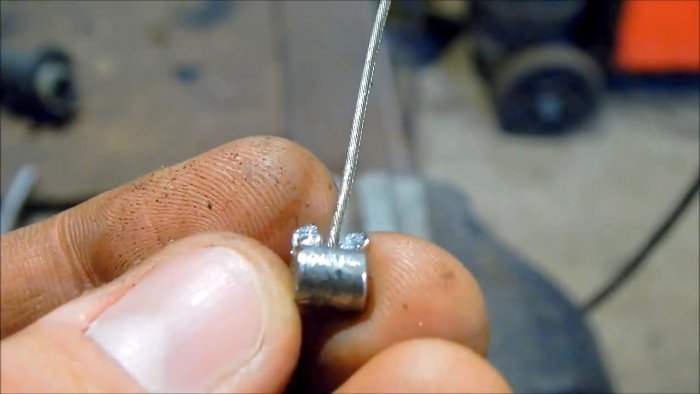 Отливка бобышки троса своими руками