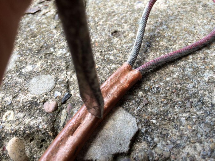 Как сделать петлю на тросе