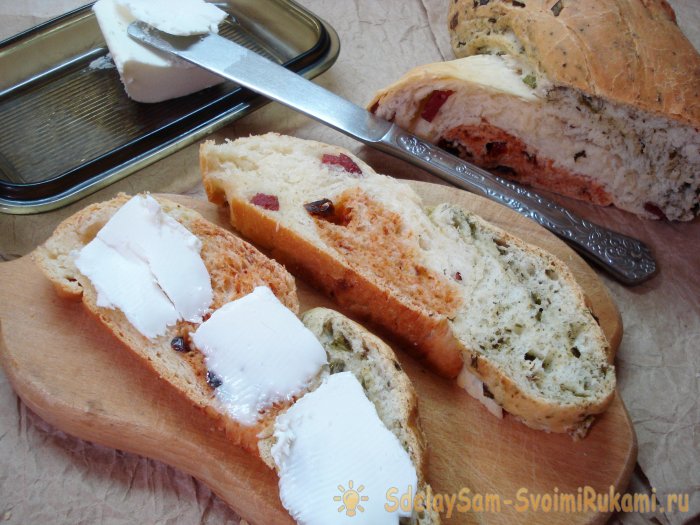 Три вкуса  самый вкусный хлеб для бутербродов