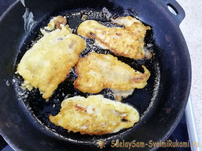 Минтай в кляре Золотая рыбка