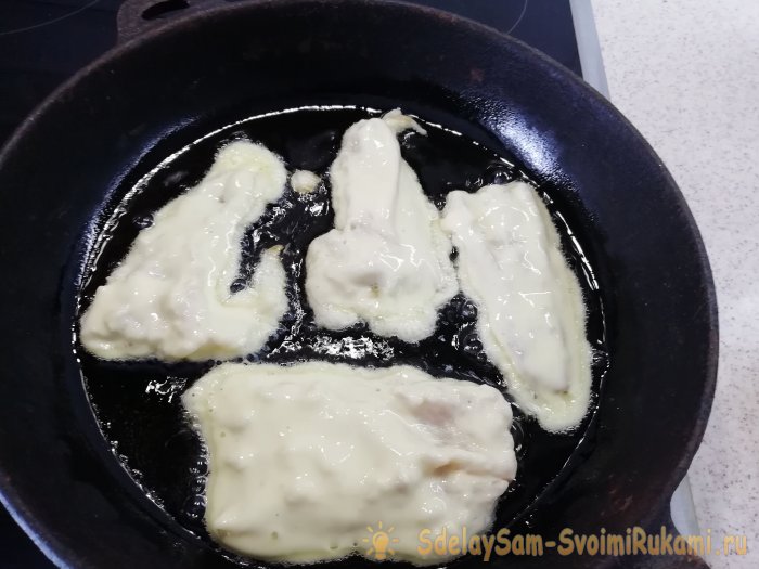 Минтай в кляре Золотая рыбка