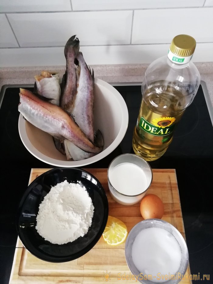 Минтай в кляре Золотая рыбка