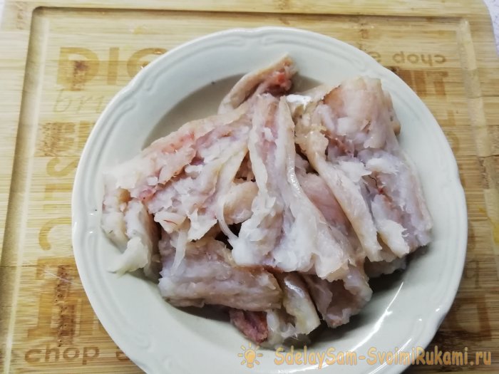 Минтай в кляре Золотая рыбка