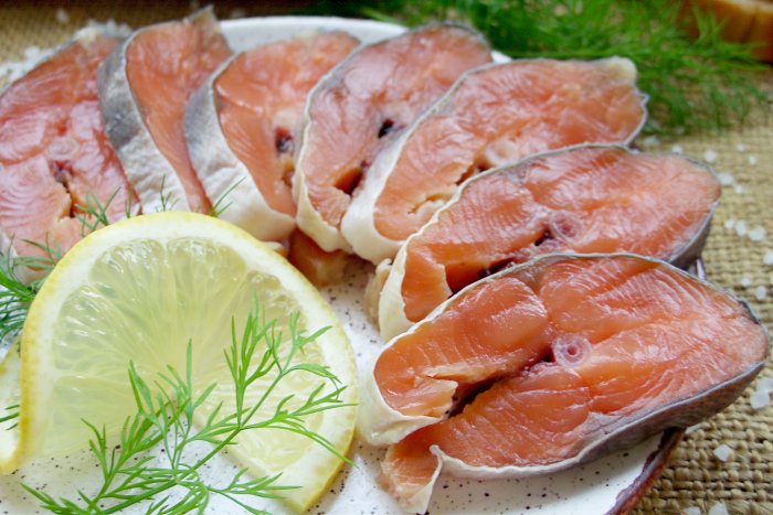 Как засолить замороженную горбушу