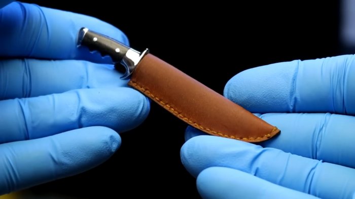 Как превратить болт в красивый маленький сувенирный охотничий нож