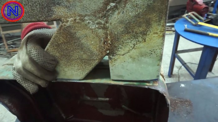 Переносная чудо печь из старой канистры своими руками